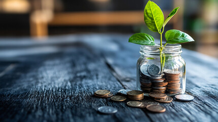 Financial growth investment money savings wealth banking economy profit strategy financial planning