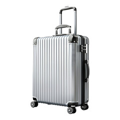 Fototapeta premium Mockup of luggage on transparent background high res 8K resolution