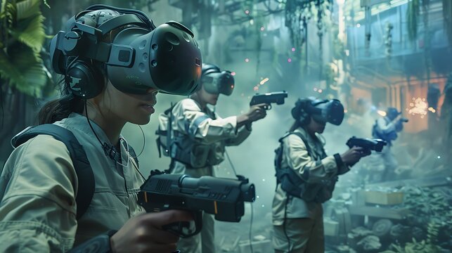 VR Gaming Experience: A Futuristic Battlefield