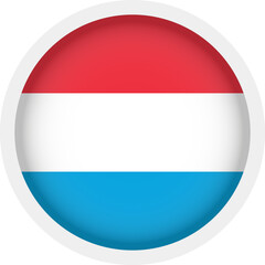 Obraz premium Luxembourg Flag Icon