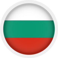 Fototapeta premium Bulgaria Flag Icon