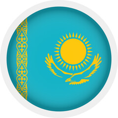 Kazakhstan Flag Icon	
