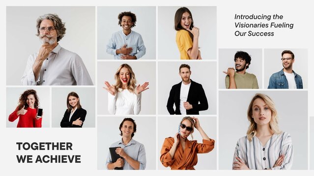 Modern Animated Photo Grid Video Template