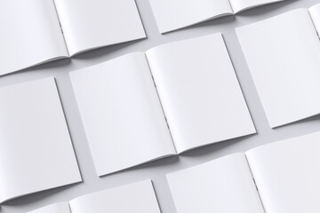Magazine Brochure Blank Background arrangement