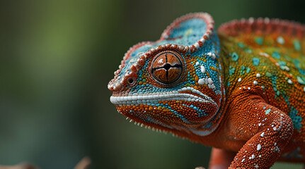 close up of a lizard. Genrative.ai