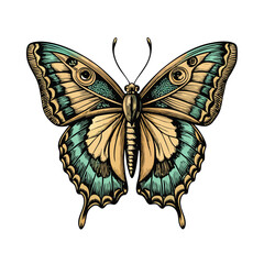 Old engraving style vector illustration