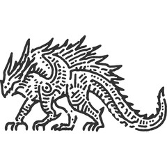 Omni Presence Vintage Illustration Vector