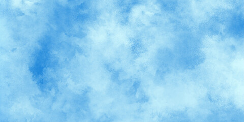 shiny and soft sky blue watercolor texture, blurred and grainy Blue powder explosion on white background, Classic hand painted Blue watercolor background, Natural and cloudy fresh blue sky background.