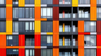 Office building wClose-up photo of a shared apartment. Beautiful colors. High quality photo taken with a DSLR camera. Details in focus.
ith multiple windows