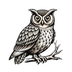 Old engraving style vector illustration