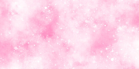 blurry and empty smooth pink abstract background with bubbles, beautiful pink watercolor background with various bokeh surrounding randomly, soft pink texture with smoke and clouds.