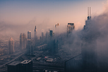 Dubai Skyline Sunrise © Magdalena