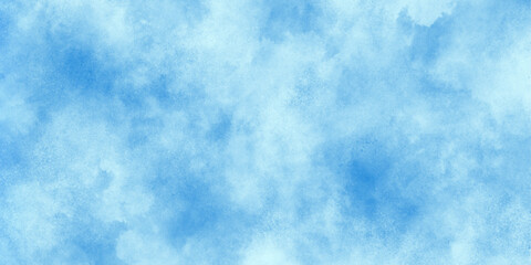 shiny and soft sky blue watercolor texture, blurred and grainy Blue powder explosion on white background, Classic hand painted Blue watercolor background, Natural and cloudy fresh blue sky background.
