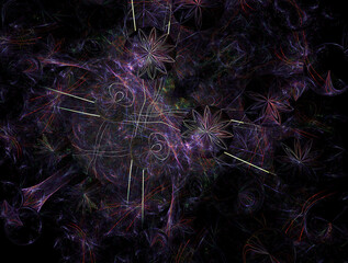 Imaginatory fractal abstract background Image