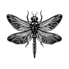 Old engraving style vector illustration