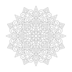 Adult Best Digital Flower Design coloring book mandala design