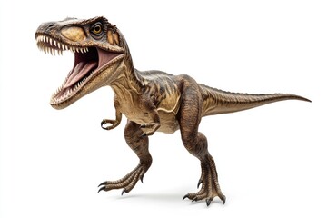 Obraz premium Roaring Tyrannosaurus Rex Dinosaur with Open Mouth