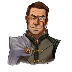 Fantasy Monocle Man Portrait