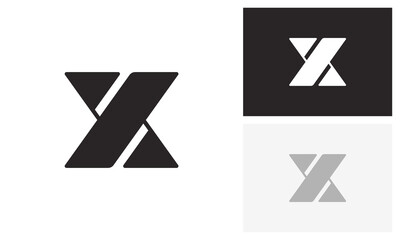 X logo, letter x, initial x logo design
