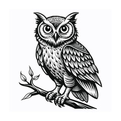 Old engraving style vector illustration