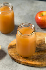 Refreshing Cold Apple Cider Juice