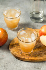 Cold Boozy Polish Szarlotka Apple Cider Cocktail