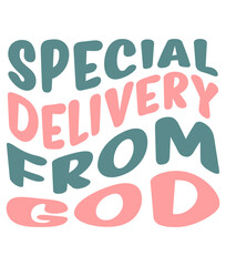 Retro, Pregnency,  Craft Design. T-shirt Design. Illustration