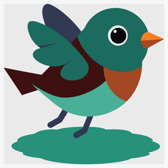 Stunning Isometric Robin Bird Vector Illustrations Collection