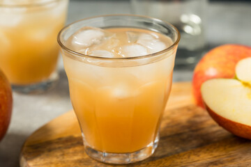 Cold Boozy Polish Szarlotka Apple Cider Cocktail