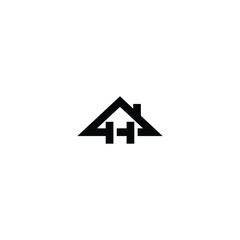 letter H and ome simple logo