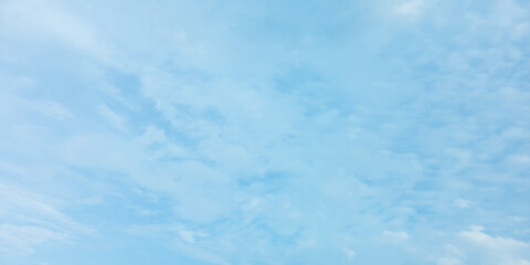Cumulus clouds on blue sky soft storms winter love eye pace fresh clean weather natural beauty feathery white Landscape across vast White clouds Full frame of big puffy Fluffy clouds Serene blu