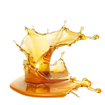 recommend clip art: honey or oil splash cut transparent background