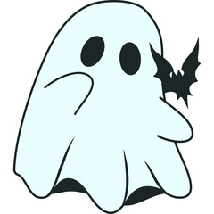 Cute Halloween Ghost
