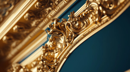 background with golden ornament