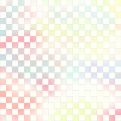 Checkered pattern with watercolor seamless pattern . digital painting . pastel trendy elements .