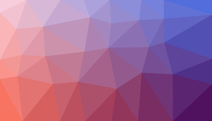 Fototapeta premium Abstract colorful gradient triangulated background
