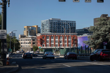 Naklejka premium Portland urban view and cityscape 