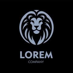 Lorem Company - Vector Flat Logo Illustration