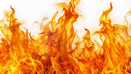 Abstract Flames in Orange and Yellow, fire , flames , abstract , background