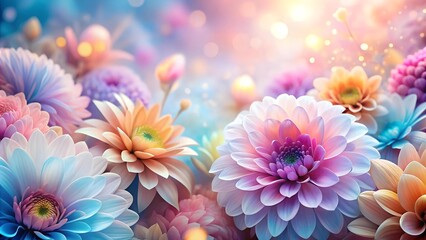 Whispers of Tranquility: A Floral Tapestry of Rest  AI Generated