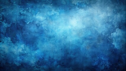 Obraz premium Abstract watercolor paint background with dark blue grunge texture, watercolor, paint, background, abstract, dark blue