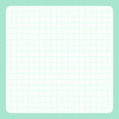 緑色のフレームに薄いグリッドの背景素材 - シンプルでおしゃれなデザインの正方形のテンプレート