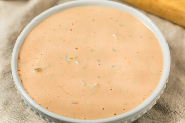 Spicy Homemade Burger Sauce with Pickle