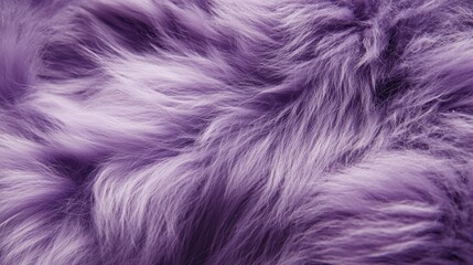 Fototapeta premium Purple fluffy texture background with soft and cozy fabric material close-up in vibrant pastel color
