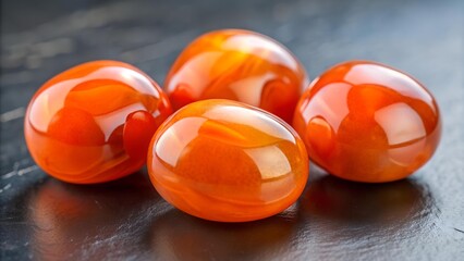 Sunstone Symphony: A Vibrant Display of Carnelian Gemstones  AI Generated