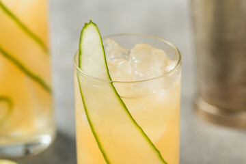 Cold Boozy English Garden Cocktail