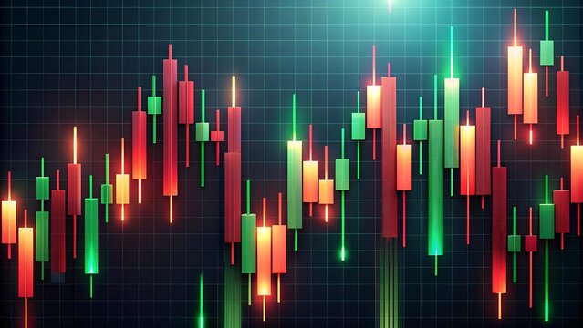 Dynamic Candlestick Patterns: Unveiling Market Sentiment in Crypto Trading  AI generated