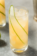 Cold Boozy English Garden Cocktail