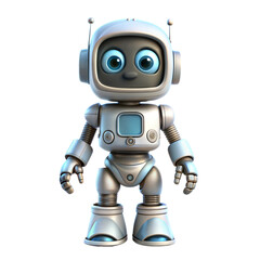 robot confused 3d illustration