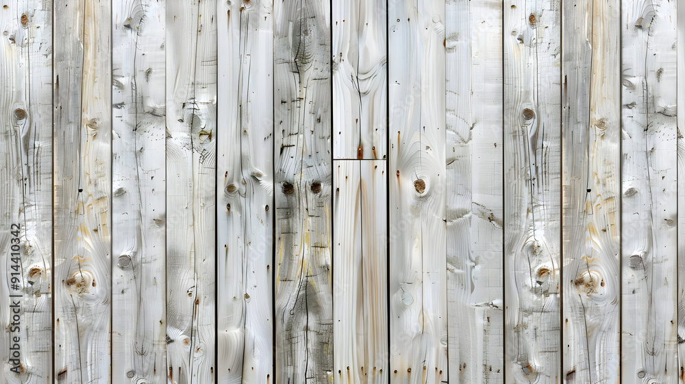 Canvas Prints Seamless texture of weathered gray wooden planks.